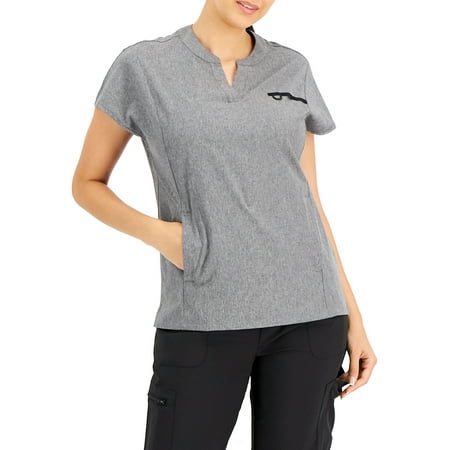 

Hanes ComfortFit Stretch Women s and Women s Plus Mandarin Scrub Top