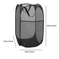 thumbnail image 6 of 2 Pack Pop Up Collapsible Laundry Baskets, Foldable Mesh Popup Laundry Hamper with Reinforced Carry Handles, Folding Pop-Up Clothes Hampers are Great for Kids Room, 6 of 6