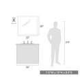 thumbnail image 3 of Yep by Golden Lighting Orwell 1-light Vanity in Pewter and Matte Black shade, 3 of 3