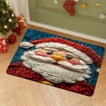 thumbnail image 4 of Christmas Door Mat – Woven Polyester Holiday Entrance Mat, 23.6 in x 15.7 in, Non-Slip Backing, Multicolor Festive Design, 4 of 6