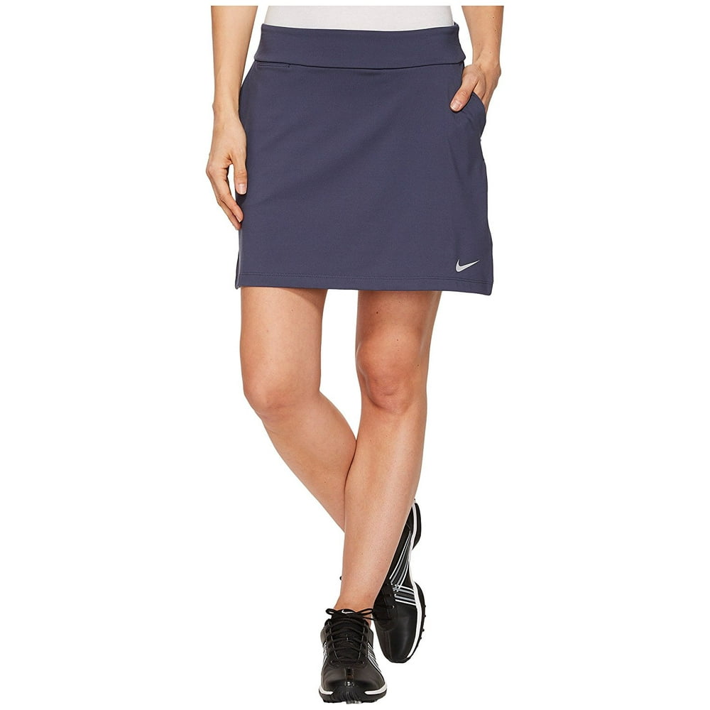 Nike Women's DriFit 2018 Golf Skort, Thunder Blue/Flat Silver, Small