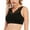 Black, variant on 3 Pack Deep V Neck Lace Sports Bra Push Up Padded Yoga Brassiere Seamless Fitness Gym Bralette Breathable Crop Top Bras
