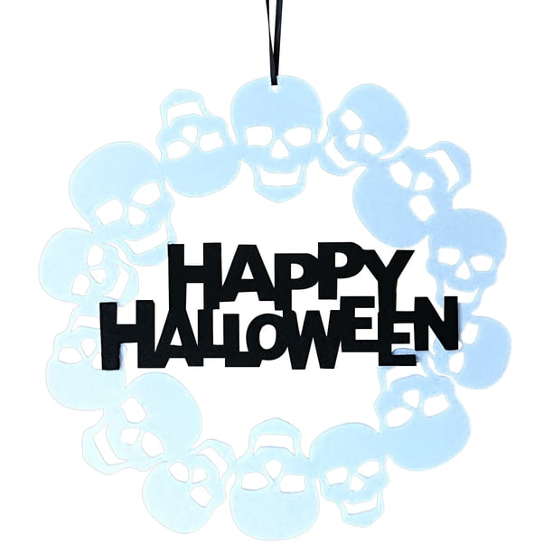 Xihbxyly Colgante de Puerta de Halloween, Decoración Espeluznante para Interiores y Exteriores, Material Resistente a La Intemperie, Perfecto para Casas Embrujadas o Fiestas, Ambiente de Halloween Di