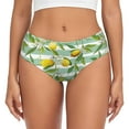 thumbnail image 1 of Fotbe Lemon Calzones Estampados para Mujer – Ropa Interior de Algodón, Cómoda, Suave y Elástica-Small, 1 of 6