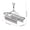 Silver, variant on Stainless Steel Socks Drying Rack with Multiple Clips, 360° Rotatable Clothes Drying Rack for Underwear and Small Items, Rust-Proof Balcony Drying Tool for Laundry Room and Travel