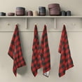 thumbnail image 5 of SKYSONIC Plaid Kitchen Dish Towel Set of 4, 28 x 18 Inch Soft Drying Cloth Tea Bar Towels, 5 of 7