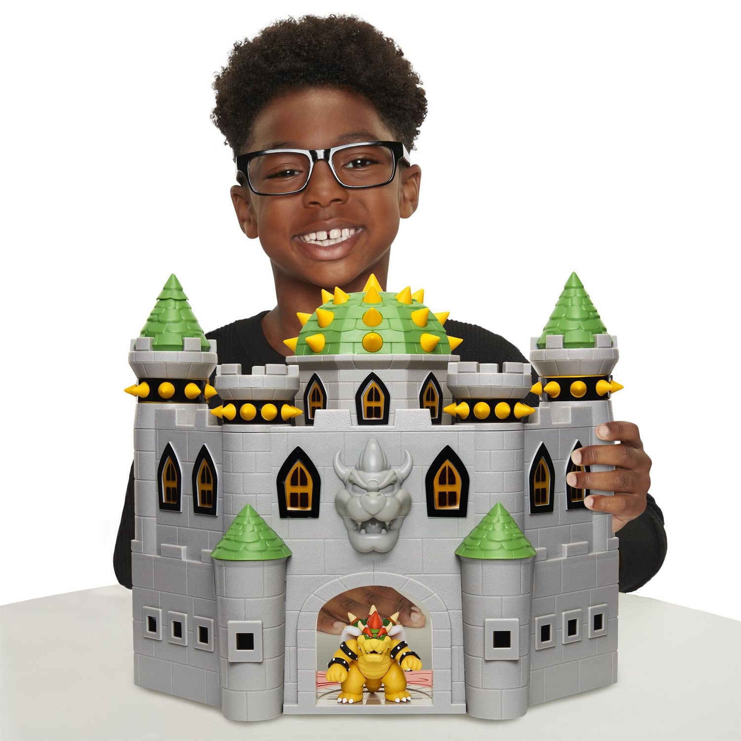 L'ensemble Château de Bowser de luxe Super Mario avec 5 figurines en bonus