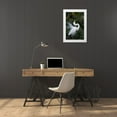 thumbnail image 3 of Zuckerman, Jim 23x32 White Modern Wood Framed Museum Art Print Titled - FL, St Augustine Great egret sky pointing, 3 of 4