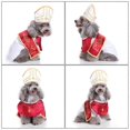 thumbnail image 4 of Halloween Funny Pet Costume Godfather Cosplay Clothes for Puppy Dog Size, 4 of 4