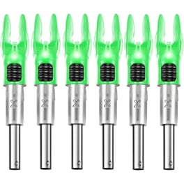 Lumenok Lighted Nocks Green H 3 Pk. - Walmart.com