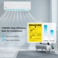 thumbnail image 3 of Ktaxon 3 Zone 9000 + 9000 + 12000 BTU WIFI Mini Split AC/Heating System, 19 SEER Tri Zone 27000 BTU Ductless Split Air Conditioner with Pre-Charged Condenser, Heat Pump & 25Ft Line Set, 208-230V, 3 of 9