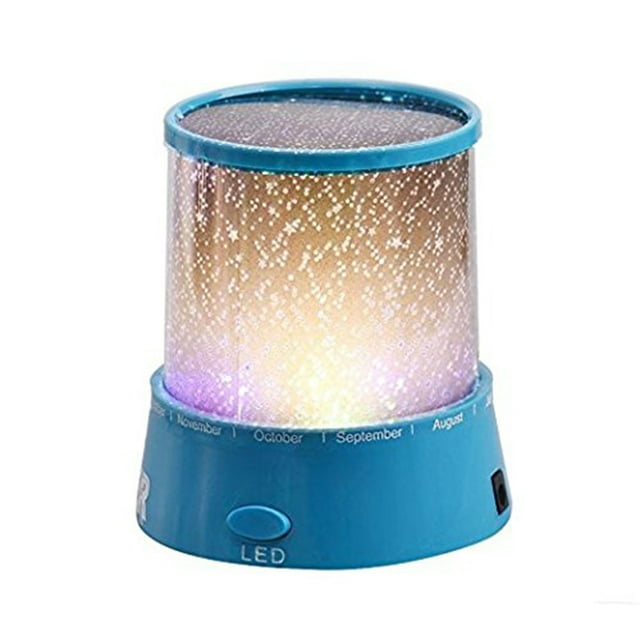 Lámpara novedosa, romántica lámpara LED de cielo nocturno USB, lámpara LED de proyector nocturno hecha a mano con cuidado