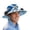 Z4-Sky Blue, variant on 2026 Foot Ball Event Fan Solar Fan Hat, Wide Brim Sun Hat with Two Fans,Rechargeable UV Protection Hat for Sports Events Outdoor,One Size