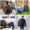 thumbnail image 2 of Cafele Backpack,Waterproof Large 17in Laptop Backpack for Trip School Work Bookbag Computer Rucksack with USB Charging Port,Water Resistant Sturdy Bac, 2 of 7