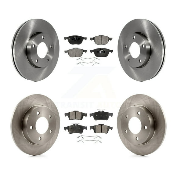 Transit Auto Ensemble de Disques de Frein avant Arrière et de Plaquettes Céramiques pour Voiture Mazda 3 Sport K8T-101281