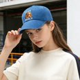 thumbnail image 5 of LFKERWMG Casquette de Baseball Unie Lavée Style Usé pour Sports de Plein Air Cyclisme Randonnée randonnée Fermeture Ajustable, 5 of 5