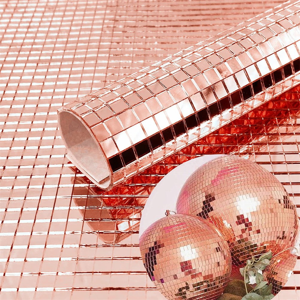 KIHOUT Flash Sale Disco Tiles, Self Adhesive Disco Mirror Tiles, Disco Ball  Tiles for DIY Disco Ball, Disco Cowboy Hat, Vase, Bottle, Art Collage,  Interior Decoration (Multicolor) 