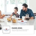 thumbnail image 4 of MasteelfCA 1pc Vintage Enamel Rice Bowls Practical Ramen Storage Bowls Enamel Tableware, 4 of 8