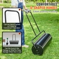 thumbnail image 3 of VEVOR Rouleau de Pelouse, Rouleau de Cour de 17 Gallons Rempli de Sable/eau, Rouleau de Gazon en Acier avec Bouchon à Rotation Facile et Poignée Ergonomique en Forme de U pour une Poussée et une Traction Pratiques, pour Pelouse, Jardin, Ferme, Parc, Noir, 3 of 8