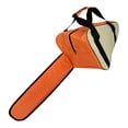 thumbnail image 2 of Terraxo Étui de Tronçonneuse Sac de Transport Support de Rangement Imperméable Tissu Oxford Portable Léger Poignées à Fermeture Éclair Protection Adaptée aux Professionnels de la Forêt Travailleurs Agricoles Maison Orange Blanc, 2 of 8