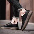 thumbnail image 7 of Men's Low-Top Lace-Up Casual Sneakers Flat Sole Stitched Detail Comfort Walking Shoes for Daily Commute, 7 of 7