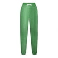 thumbnail image 5 of BXINGOHAI Womens Y2k Striped Sweatpants Star Patchwork Straight Leg Drawstring Baggy Sweatpants with Pockets Green 2XL, 5 of 5