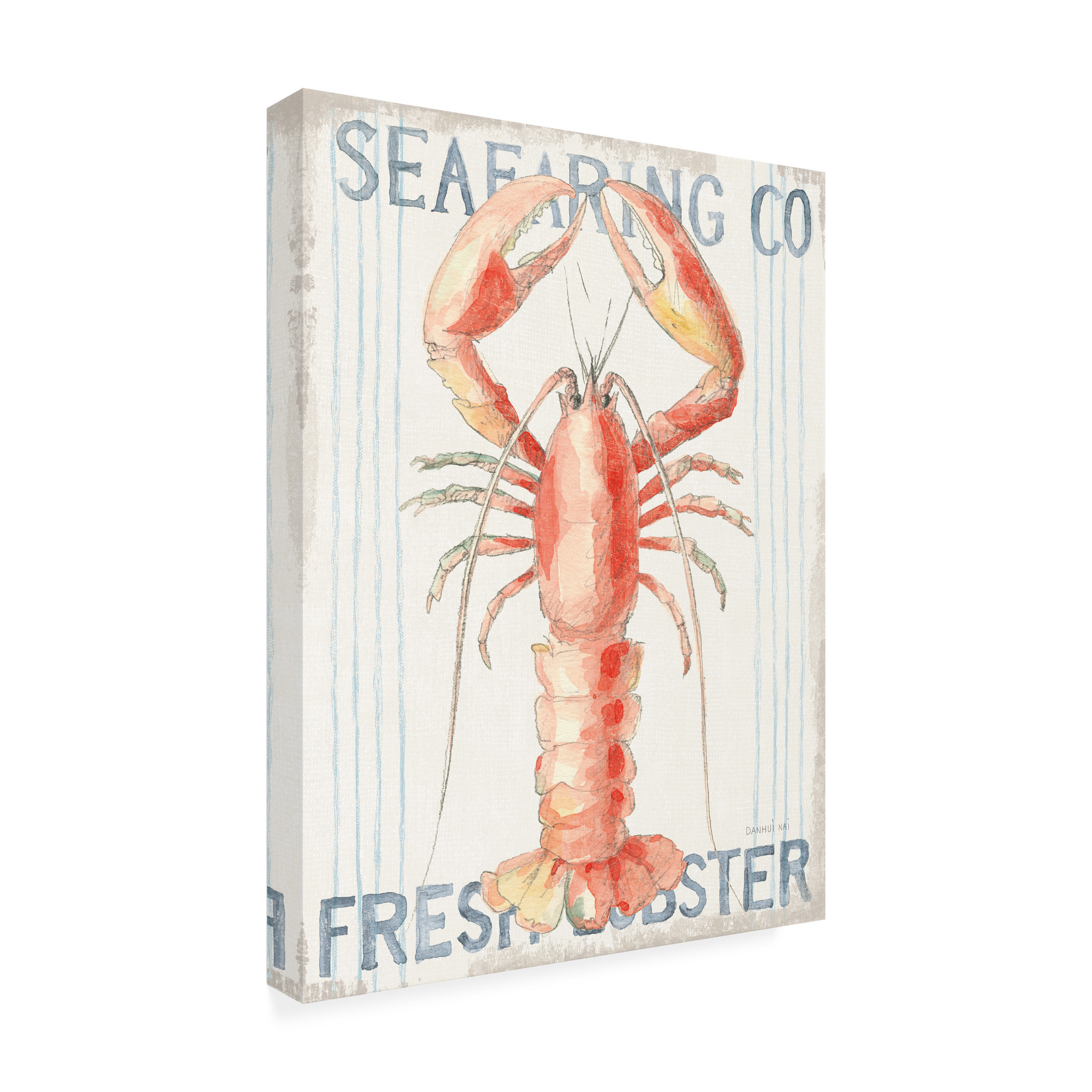 Trademark Fine Art 'Floursack Nautical II' Canvas Art by Danhui Nai