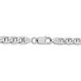 thumbnail image 2 of Sterling Silver 6.5mm Flat Anchor Chain (Weight: 32.8 Grams, Length: 18 Inches), 2 of 3