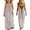 Brown, variant on DAETIROS Red Girls 100% Cotton Spaghetti Strap Maxi Dress Striped V-Back Summer Sundress for Kids Ages 6-12,Size 7 T