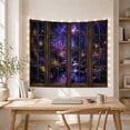 thumbnail image 5 of Fantasy Night Scene Through Window with Waterfall, Dreamy Fantasy for Nature Lovers, Fantasy Wall Art Decor, Housewarming Gift, Tapestry Wall Hanging for Bedroom and Living Room, 5 of 7