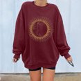 thumbnail image 1 of Pntutb, tops para mujer, sudadera con estampado de sol de invierno, tops de jersey Pntutb Pntutb-1100, 1 of 8