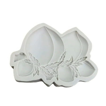 

SIEYIO Silicone Chocolate Mold Peach Shape Chocolate Candy Moulds Baking Gadgets Non-stick Silicone Material for Kitchen Baking