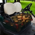 thumbnail image 2 of Golf Cart Seat Covers for 2 Seater,Christmas Soft Microfiber Cart Seat Towel Blanket,Pine Branch Red Golden Christmas Balls Absorbent Breathable Non Slip Bench Seats Protector for Golf Course 51"x31", 2 of 9