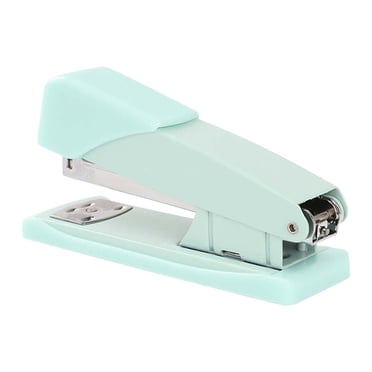 Japceit Macaron-Colored Stapler Handheld Stapler Labor-Saving Stapler Metal Stapler Universal Stapler Multifunctional Stapler Office Stapler Easy-To-Use Stapler Efficie
