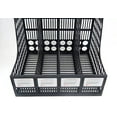 thumbnail image 4 of Funnylive Plastic 4 Compartments File Rack Paper Holder Desktop File Sorter Magazine Book Holder Organizer，Black, 4 of 6