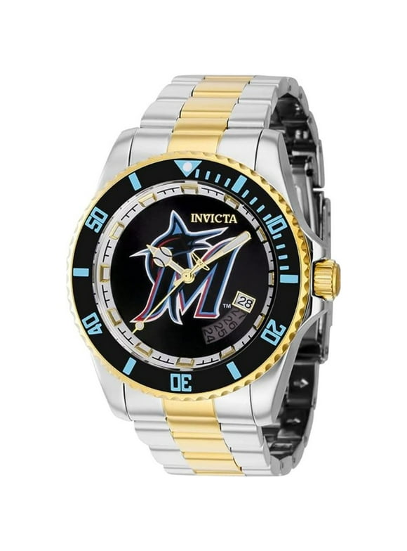 Invicta Men's 42993 MLB Automatic Two Toned Stainless Steel Multifunction Black Dial Watch