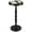 Black, variant on Small Side Table for Small Spaces, Modern Round End Table with Solid Wooden Top, Pedestal and , Black Accent Drink Tables for Livingroom, Bedroom, Sofa, Corner, Coffee, Office, Couch