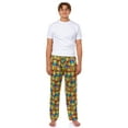 thumbnail image 3 of Teenage Mutant Ninja Turtles Pajama Pants Men's Character Grid Loungewear Sleep Bottoms, 3 of 7