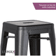 thumbnail image 4 of Banco Bar Lumax Taburete Metálico Estilo Industrial Tipo Tolix, 4 of 6
