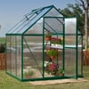 Palram Mythos - 6' x 8' - Forest Green - Walk-In Greenhouse