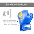 thumbnail image 5 of SUWU Teenagerss Boxing Gloves, Cartoon PU Leather Sparring Grappling Punch Training Boxing Gloves, 3oz Breathable and Lightweight Adultren Boxing Gloves with Adjustable Sticky Wrist Strap, 5 of 8