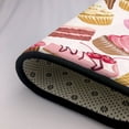 thumbnail image 5 of Area Rugs For Living Room Decor - Ice Cream Cake Print Pink Soft Anti Slip Throw Washable Rugs 5x7 For Bedroom, Indoor Carpet For Bedroom Living Room 80x58In, 5 of 7