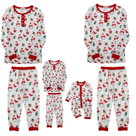 

Christmas Pajamas for Family Matching Pjs Set Classic Xmas Clothes for Teens Womens Mens
