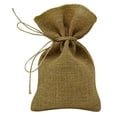 thumbnail image 1 of "Darling Souvenir BurlapBagswithDrawstring 50 Natural Rustic Metallic Silver Jute Drawstring Favor Bag Wedding Party Small Gift Sack Pouches 8"" x 10"" inches", 1 of 1