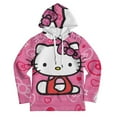 thumbnail image 6 of Hello Kitty Hooded Hoodies for Girls Boys, Kids Pullover Hooded with Pocket, Casual 3D Print Long Sleeve Sweatshirt Hoodies, 6 of 6
