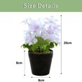 thumbnail image 2 of Flores artificiales, hortensias artificiales, bonsái, ramas cortas, cinco flores de brocado, plantas artificiales, plantas en maceta, 2 of 5