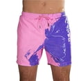 thumbnail image 1 of Pantalones cortos de natación que cambian de Color para hombres y niños, trajes de baño, tabla de decoloración caliente, bañadores de playa, verano 2023 Fivean unisex, 1 of 1