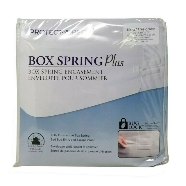 ProtectABed Box Spring Plus Mattress Encasement with Bug Lock King 76