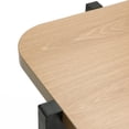 thumbnail image 5 of LuxenHome 19.3" Modern Square Side Table, Black End Table with Natural Wood Top,  Side Table for Living Room, 5 of 8