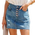 thumbnail image 2 of Falda corta informal, falda corta de cintura alta, falda de verano para mujer, falda corta de cintura alta, innovación moderna, 2 of 6